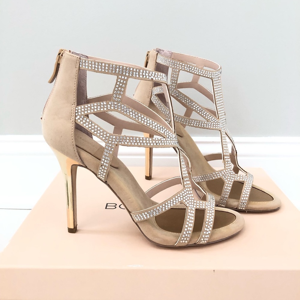 BCBGeneration Renee high heel with rhinestones